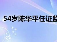 54岁陈华平任证监会副主席 这是什么情况？