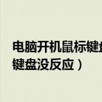 电脑开机鼠标键盘没反应显示屏黑屏怎么办（电脑开机鼠标键盘没反应）