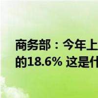 商务部：今年上半年 21家自贸试验区贡献全国进出口贸易的18.6% 这是什么情况？