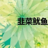 韭菜鱿鱼花的做法（鱿鱼花的做法）