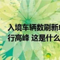 入境车辆数刷新单日最高纪录，港珠澳大桥迎来双节假期出行高峰 这是什么情况？