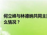 何立峰与林德纳共同主持第三次中德高级别财金对话 这是什么情况？