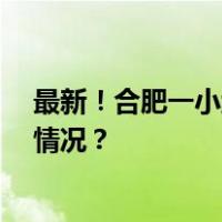 最新！合肥一小型飞机坠落，致1人遇难1人受伤 这是什么情况？