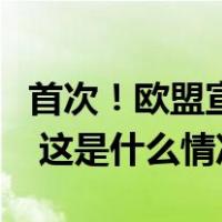 首次！欧盟宣布将在基辅举行成员国外长会议 这是什么情况？