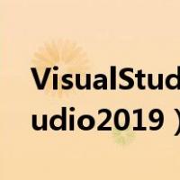 VisualStudio2019菜单没有生成（visualstudio2019）