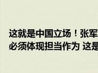 这就是中国立场！张军大使：尽快停火，保护平民，安理会必须体现担当作为 这是什么情况？