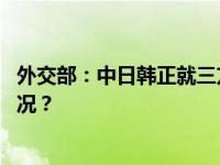 外交部：中日韩正就三方外长会议会期保持沟通 这是什么情况？