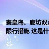 秦皇岛、廊坊双双“解限”，河北所有地市取消机动车尾号限行措施 这是什么情况？