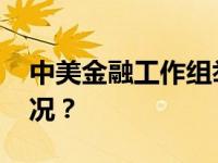 中美金融工作组举行第一次会议 这是什么情况？