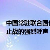 中国常驻联合国代表：联大决议反映国际社会要求巴以停火止战的强烈呼声 这是什么情况？