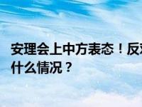 安理会上中方表态！反对外部势力破坏叙利亚安全稳定 这是什么情况？