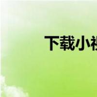 下载小视频的app（下载小视频）