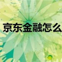 京东金融怎么借钱图片（京东金融怎么借钱）