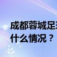 成都蓉城足球俱乐部董事长李鸣琴被查 这是什么情况？