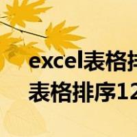 excel表格排序12345如何自动矫正（excel表格排序12345）