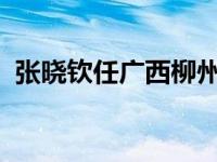 张晓钦任广西柳州市委书记 这是什么情况？