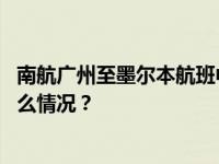 南航广州至墨尔本航班中途返航，客服称系机械故障 这是什么情况？