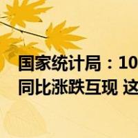 国家统计局：10月份各线城市商品住宅销售价格环比下降，同比涨跌互现 这是什么情况？