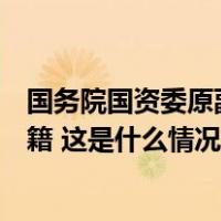 国务院国资委原副部长级干部骆玉林严重违纪违法被开除党籍 这是什么情况？