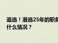 追逃！潜逃25年的职务犯罪嫌疑人刘同乐被缉捕归案 这是什么情况？