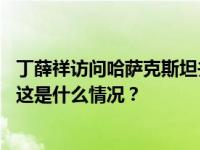 丁薛祥访问哈萨克斯坦并主持中哈合作委员会第十一次会议 这是什么情况？