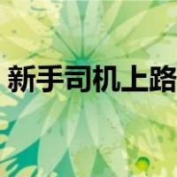 新手司机上路精辟语言（新手司机上路必看）