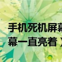 手机死机屏幕一直亮着什么原因（手机死机屏幕一直亮着）