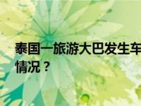 泰国一旅游大巴发生车祸，致14人死亡35人受伤 这是什么情况？