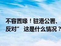 不容置喙！驻港公署、驻英使馆均发言，对英方言论“坚决反对” 这是什么情况？