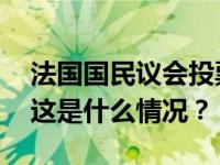 法国国民议会投票中止移民法草案审议程序 这是什么情况？