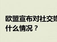 欧盟宣布对社交媒体公司“X”提起诉讼 这是什么情况？