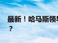 最新！哈马斯领导人再赴埃及 这是什么情况？