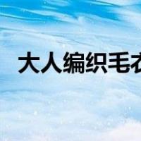 大人编织毛衣全视频（大人毛衣编织视频）