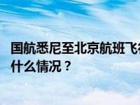 国航悉尼至北京航班飞行途中出现故障返航，国航致歉 这是什么情况？