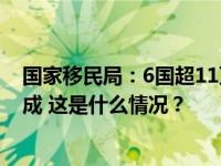 国家移民局：6国超11万人次免签入境中国，观光休闲占七成 这是什么情况？