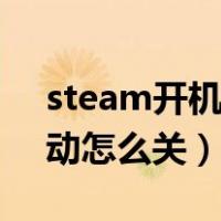 steam开机启动项怎么关闭（steam开机启动怎么关）