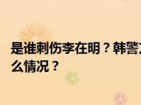 是谁刺伤李在明？韩警方公布嫌疑人身份、作案动机 这是什么情况？