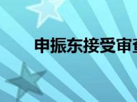 申振东接受审查调查 这是什么情况？