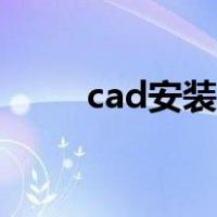 cad安装失败怎么解决（cad安装）