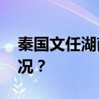 秦国文任湖南省委常委、秘书长 这是什么情况？