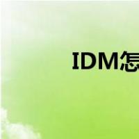 IDM怎么用不了（idm怎么用）