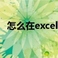 怎么在excel表格里插图片（怎么在excel）