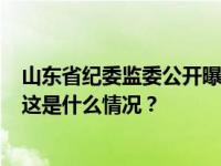 山东省纪委监委公开曝光5起享乐主义、奢靡之风典型问题 这是什么情况？