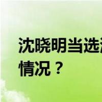 沈晓明当选湖南省人大常委会主任 这是什么情况？