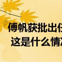 傅帆获批出任中国太保董事长，赵永刚任总裁 这是什么情况？