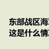 东部战区海军进行全要素导弹对海攻击训练 这是什么情况？