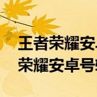 王者荣耀安卓号转到苹果 东西都在吗（王者荣耀安卓号转ios）