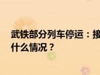 武铁部分列车停运：接触网覆冰停电 列车正逐步恢复 这是什么情况？