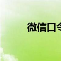 微信口令红包怎么领（微信口令）