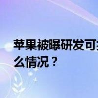 苹果被曝研发可折叠iPhone，但今明两年不会量产 这是什么情况？